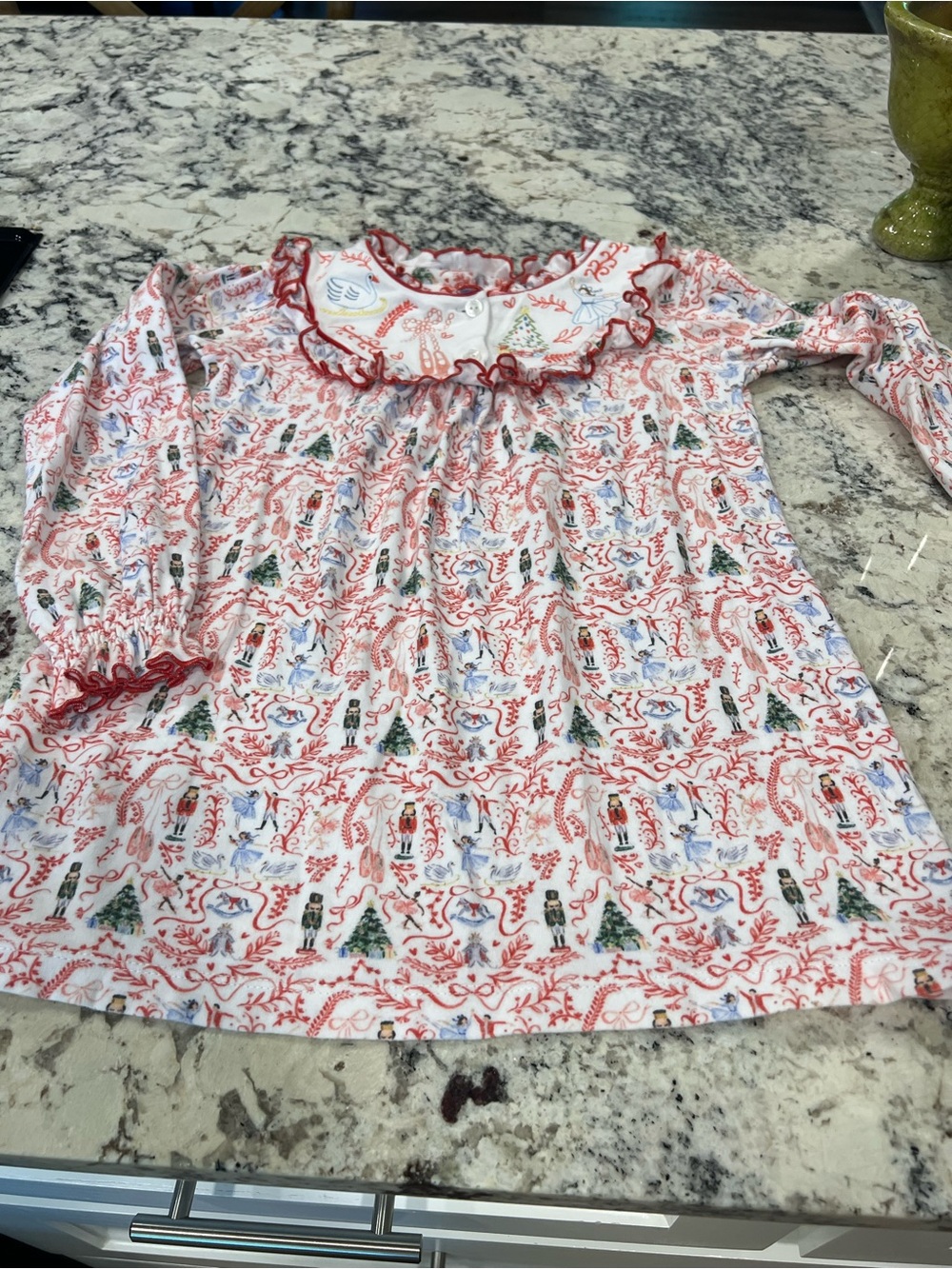 Dondolo Nutcracker collection long sleeve festive Christmas top